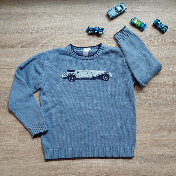 2011 ln Janie and Jack car sweater size 7 - Picture 2 of 16
